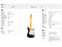 Fender AV II 57 Strat MN BLK Fender AV II 57 Strat MN BLK